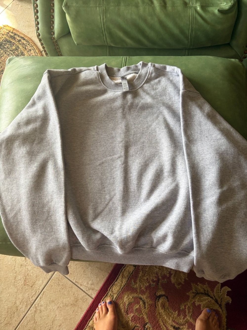SKIMS Gray Crewneck Sweatshirt
